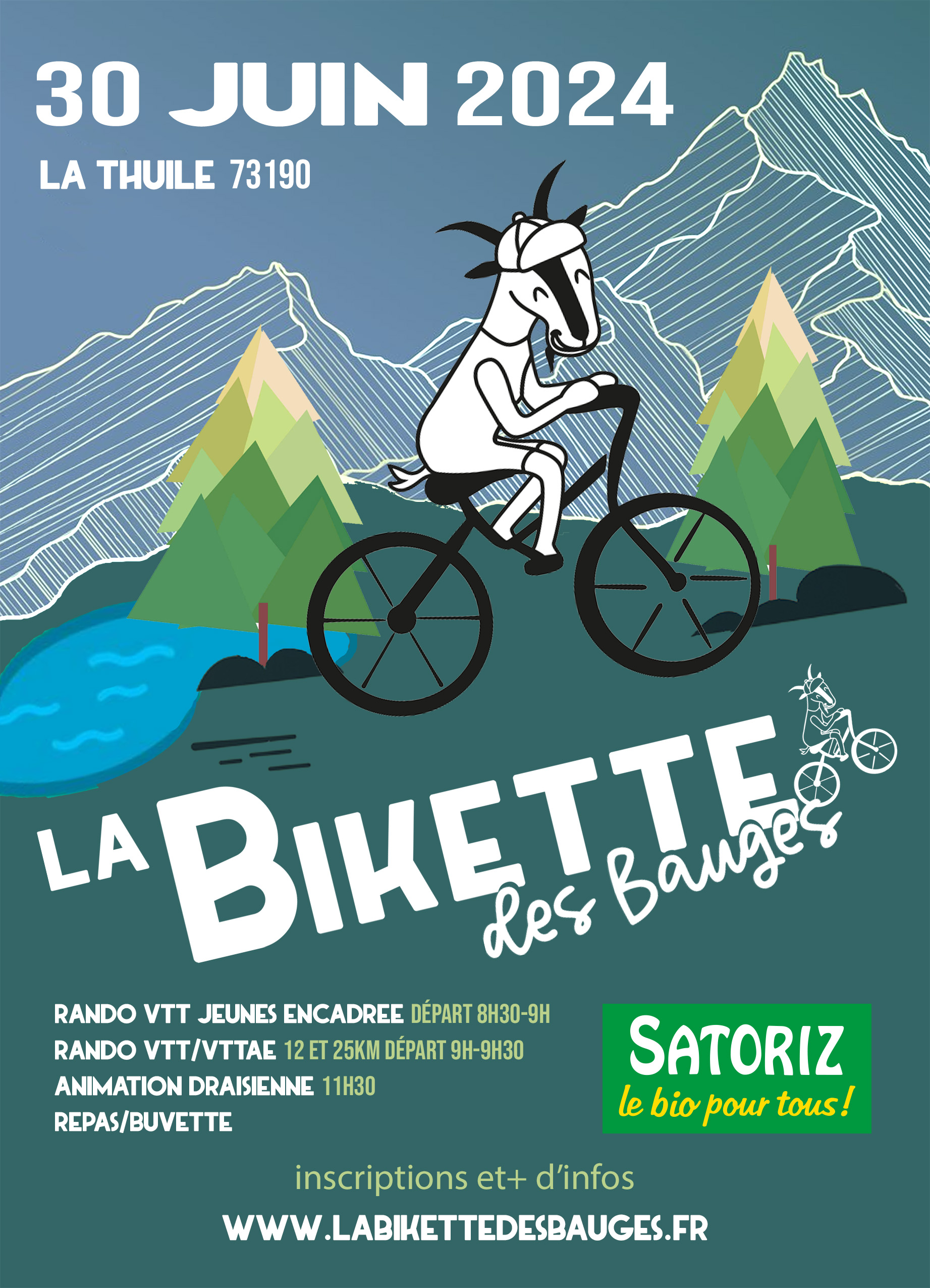 Affiche de La 3ème bikette des Bauges à La Thuile