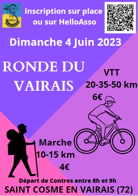 Affiche de Ronde du Vairais (26ème  édition) à Saint-Cosme-en-Vairais