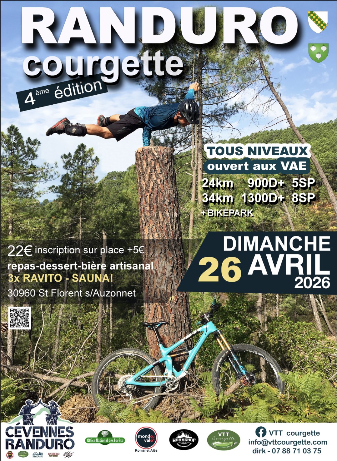 Affiche de RANDURO COURGETTE (4ème édition) à Saint-Florent-sur-Auzonnet