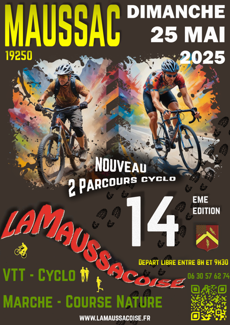 Affiche de LaMaussacoise (14ème édition) à Maussac