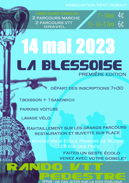 Affiche de Une randonnée VTT (1ère  édition) à Blessy