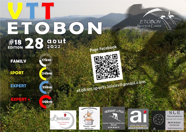Affiche de Ronde des bois d'Etobon : La randonnée VTT Nature (18ème  édition) à Étobon