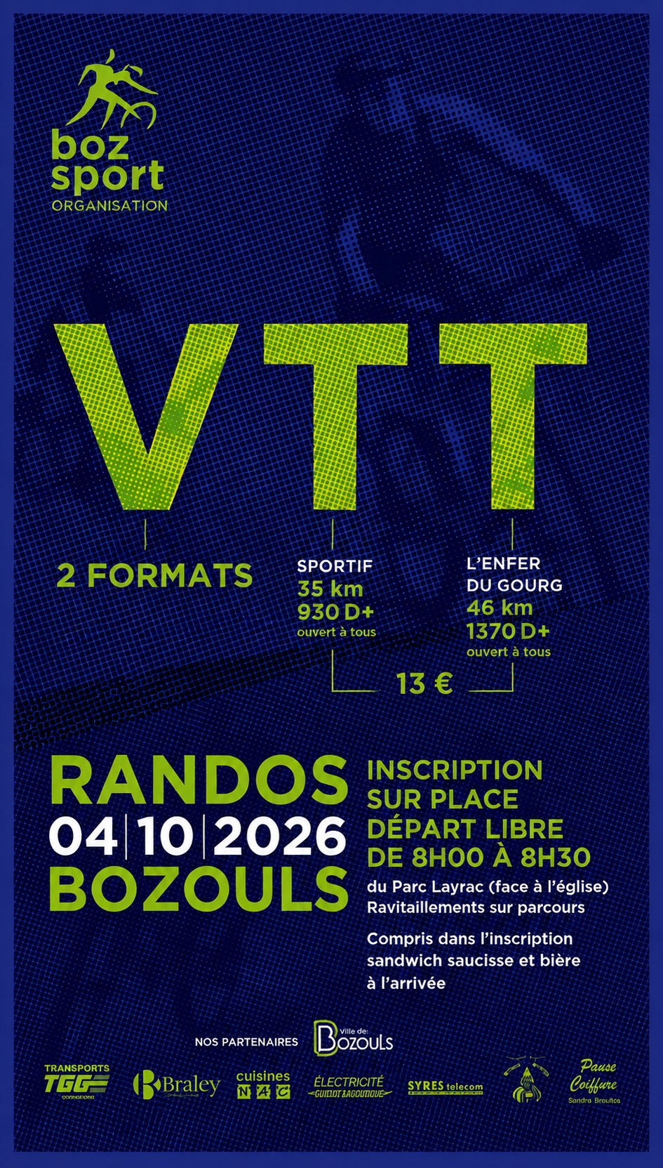 Affiche de Une randonnée VTT (4ème édition) à Bozouls
