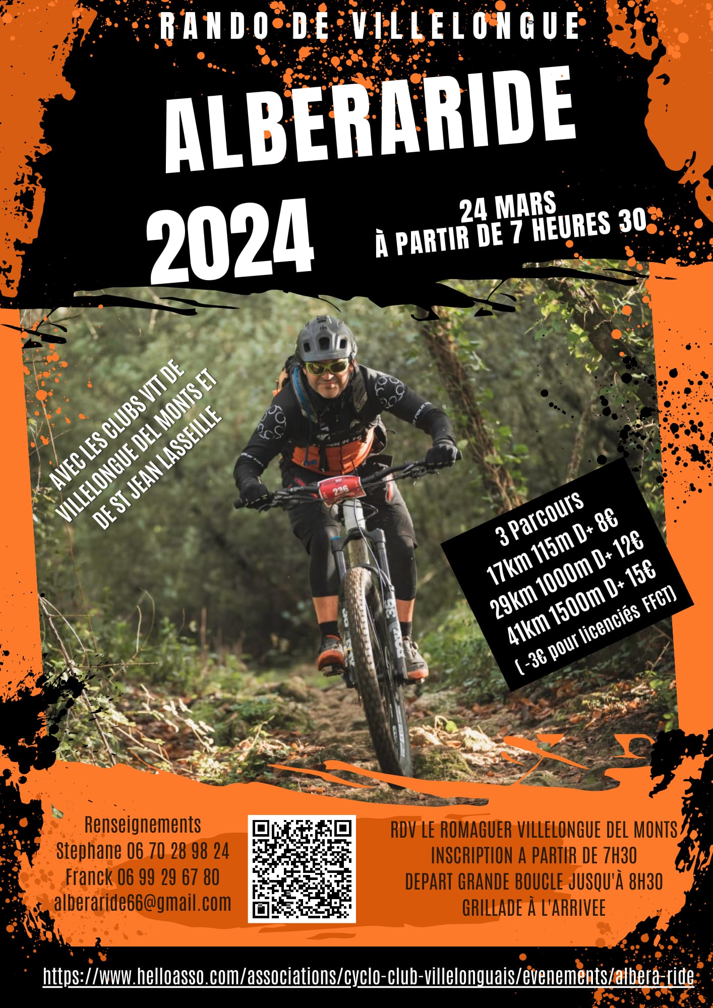 Affiche de ALBERA RIDE (2ème édition) à Villelongue-dels-Monts