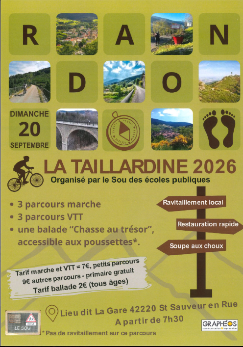Affiche de La 35ème Taillardine à Saint-Sauveur-en-Rue