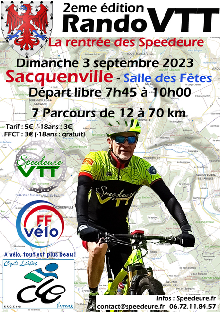 Affiche de La 2ème rentrée des Speedeure à Sacquenville