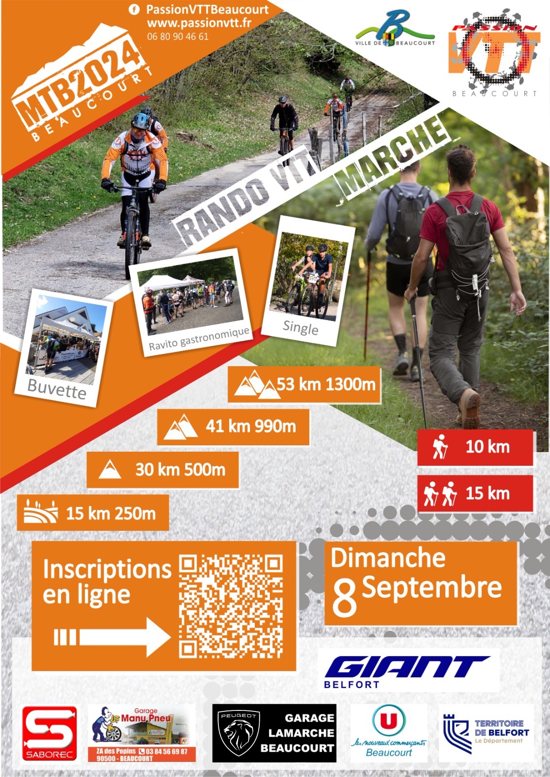 Affiche de La 8ème MTB Beaucourt à Beaucourt