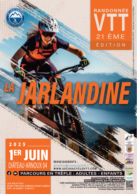 Affiche de La 21ème Jarlandine à Château-Arnoux-Saint-Auban