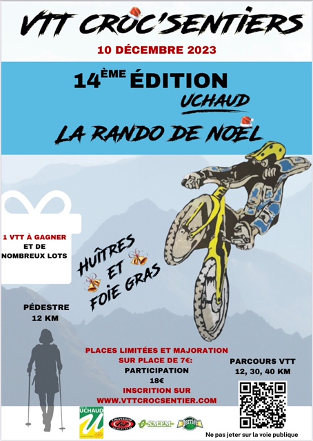 Affiche La 14ème RANDO DE NOEL - 30620 2023