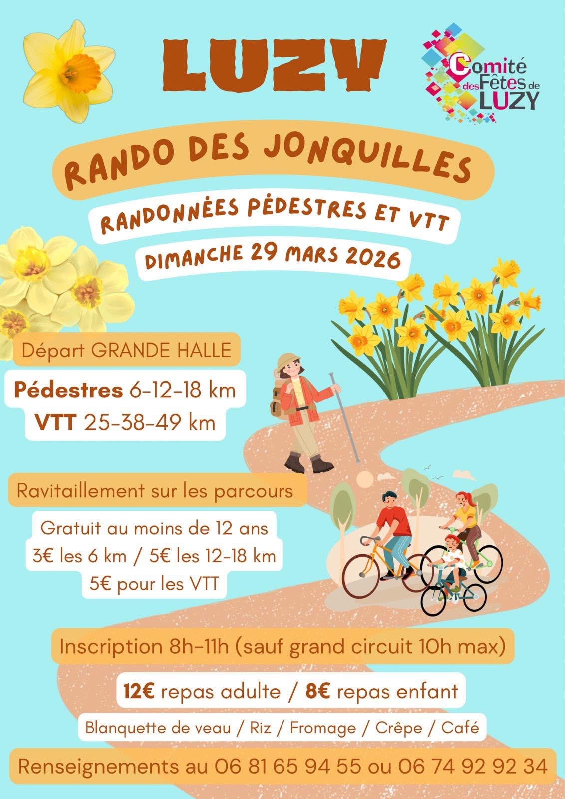 Affiche de Une randonnée VTT (1ère édition) à Luzy