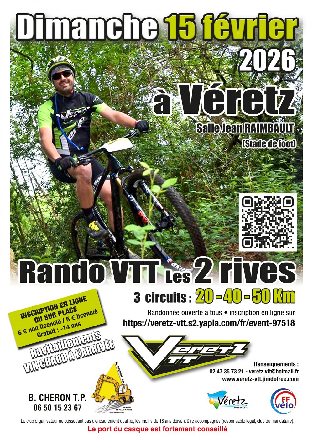 Affiche de La 17ème rando des deux rives à Véretz