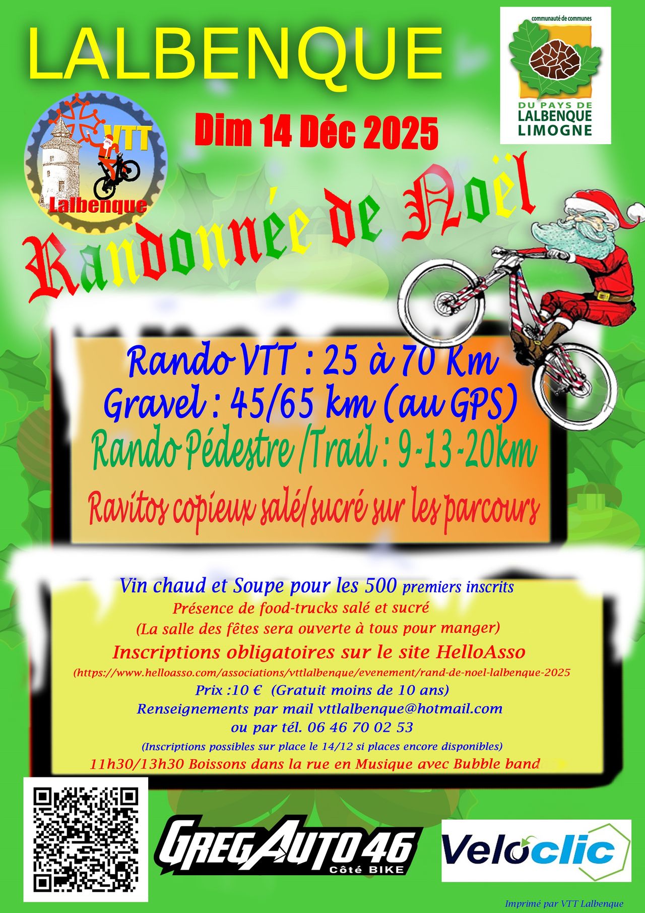 Affiche La 5ème rando de Noël 2025