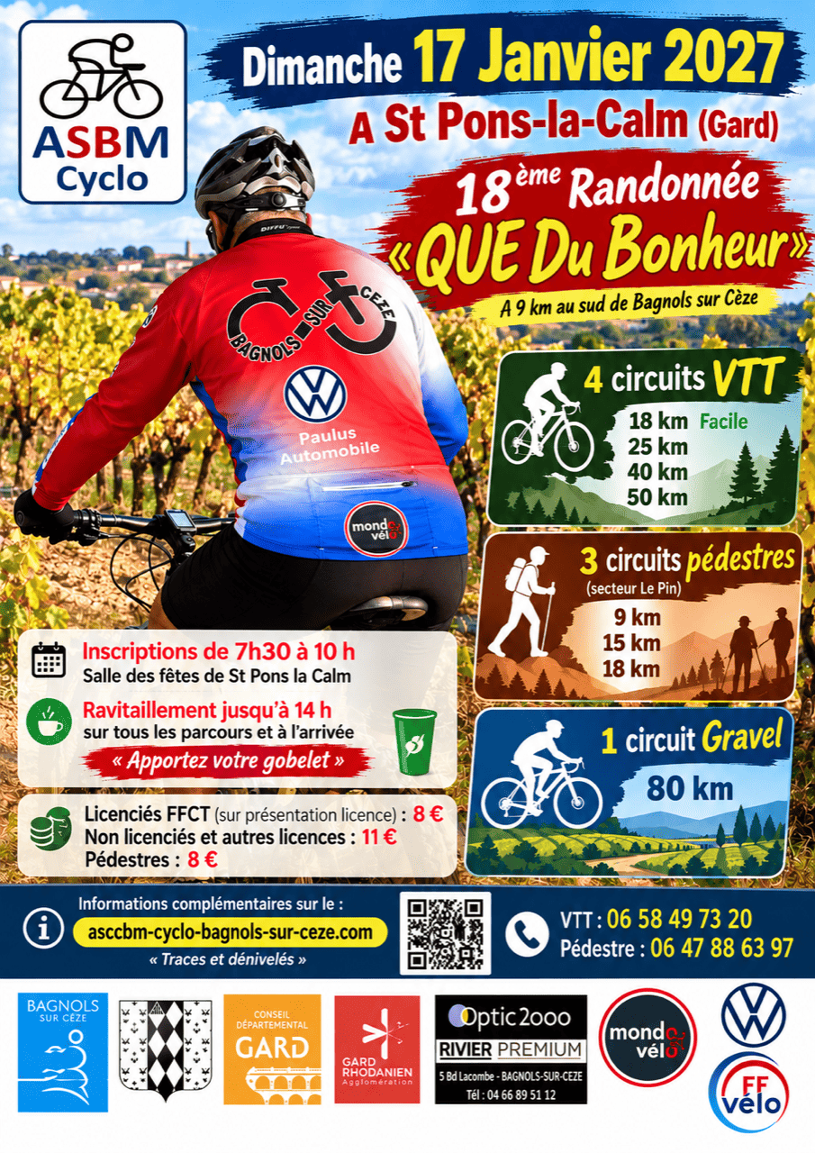 Affiche de Que du Bonheur (18ème édition) à Saint-Pons-la-Calm
