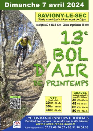 Affiche de Bol d'air de printemps (13ème édition) à Savigny-le-Sec