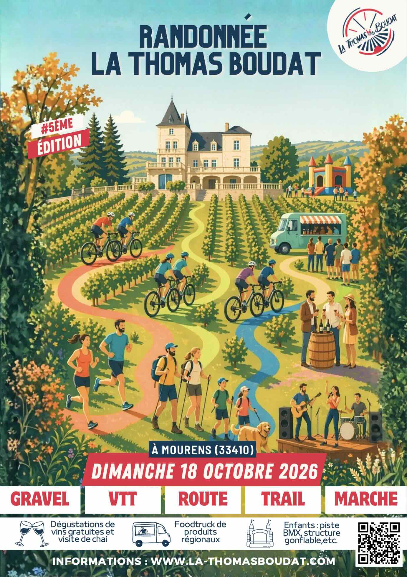 Affiche de La 5ème THOMAS BOUDAT à Mourens