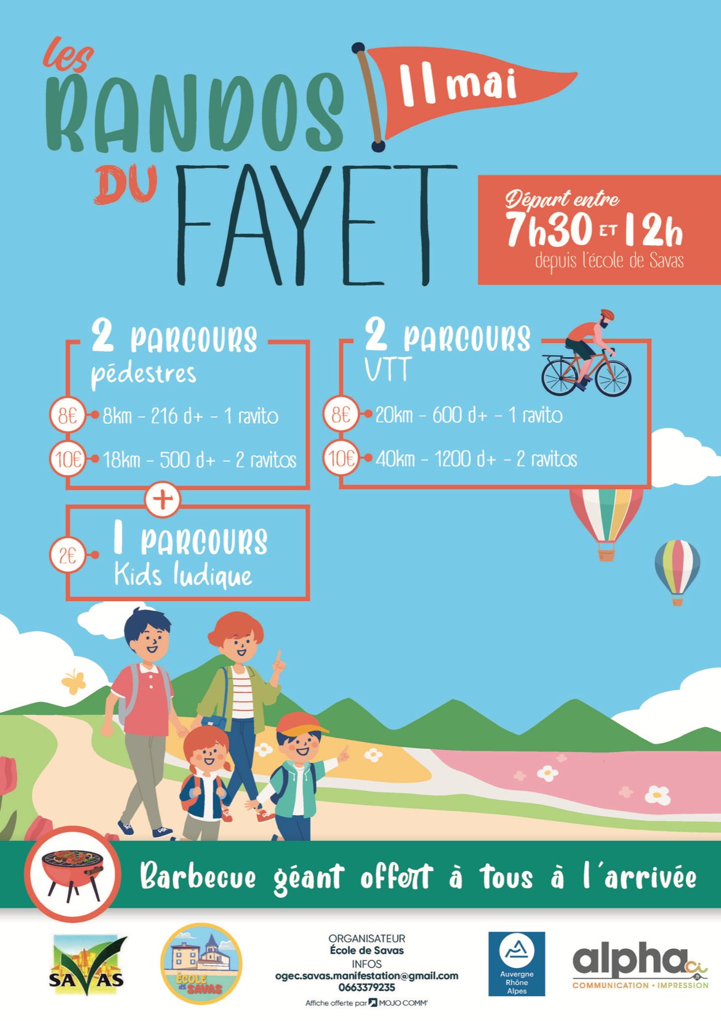 Affiche de Les randos du Fayet (2ème édition) à Savas