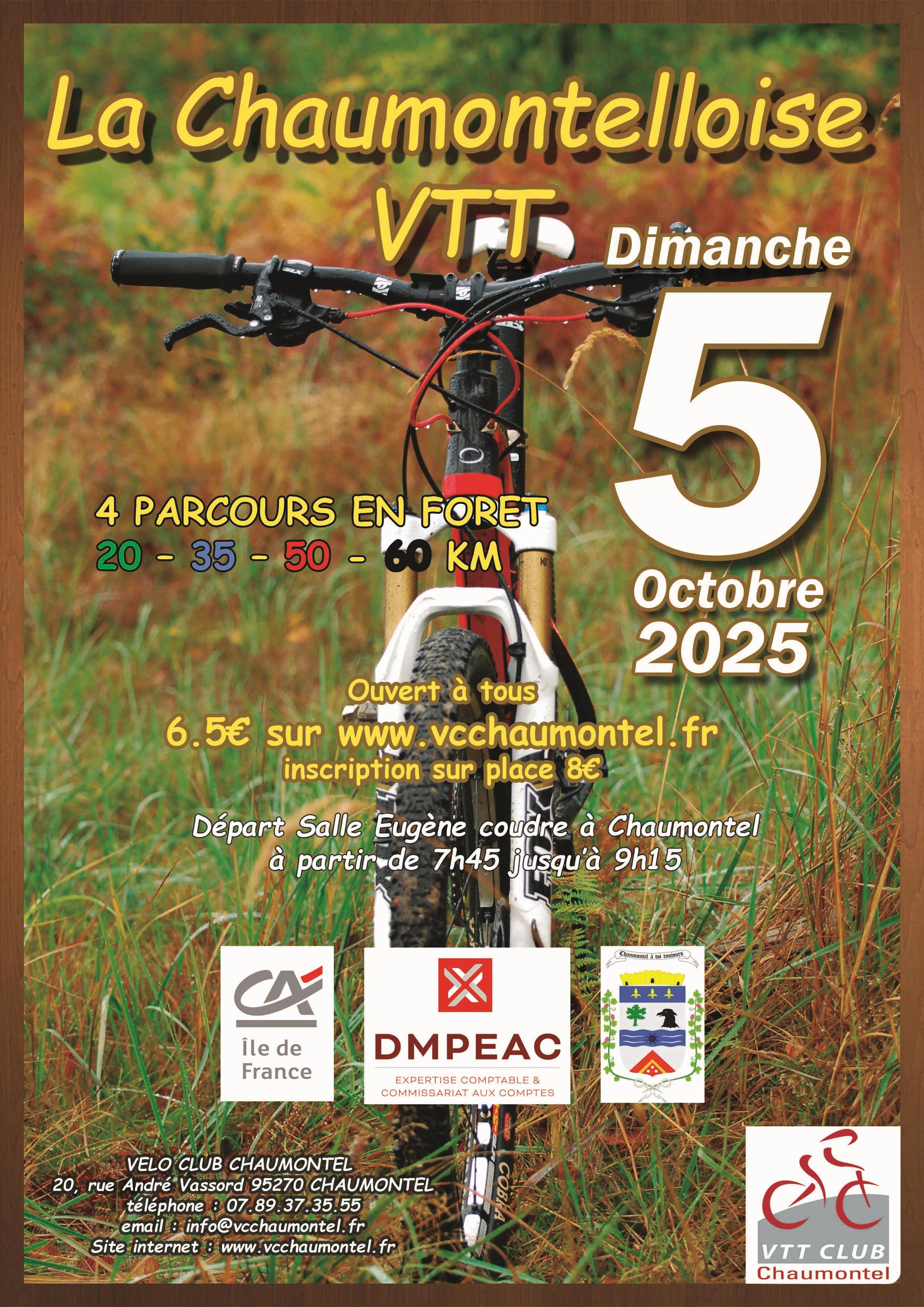 Affiche de La Chaumontelloise à Chaumontel