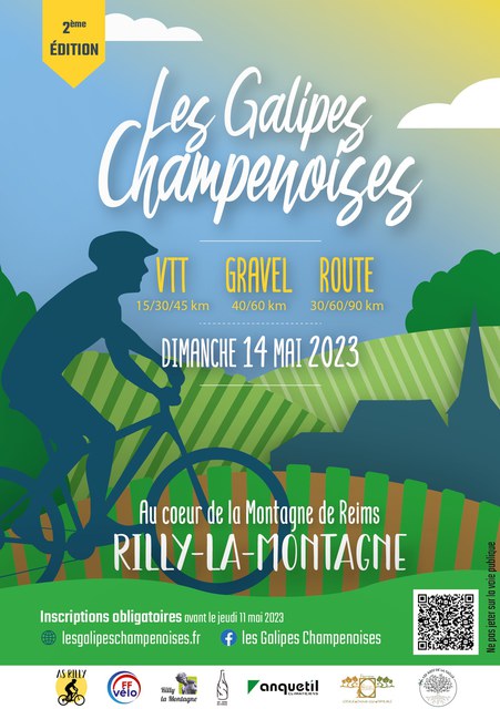 Affiche de LES GALIPES CHAMPENOISES (2ème  édition) à Rilly-la-Montagne