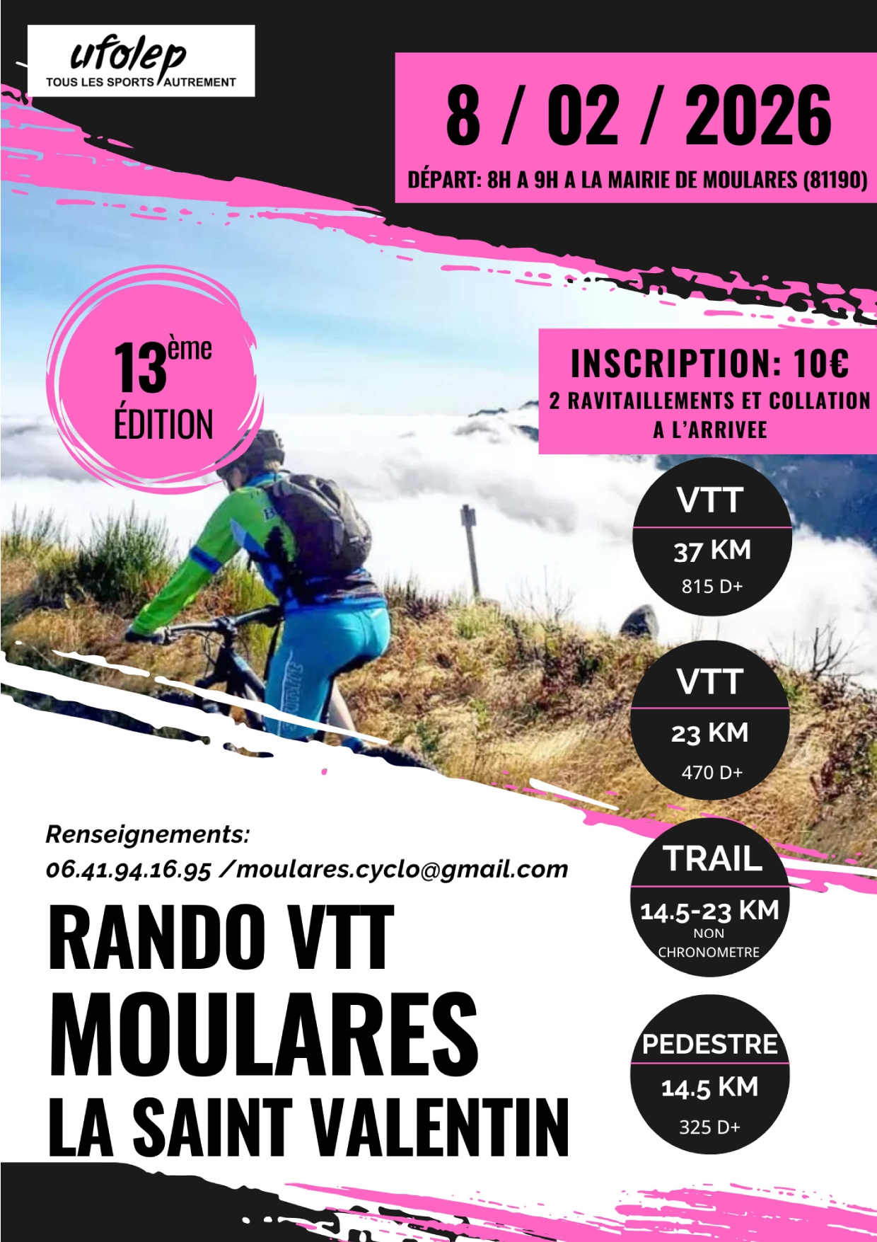 Affiche de La 13ème Saint Valentin à Moularès