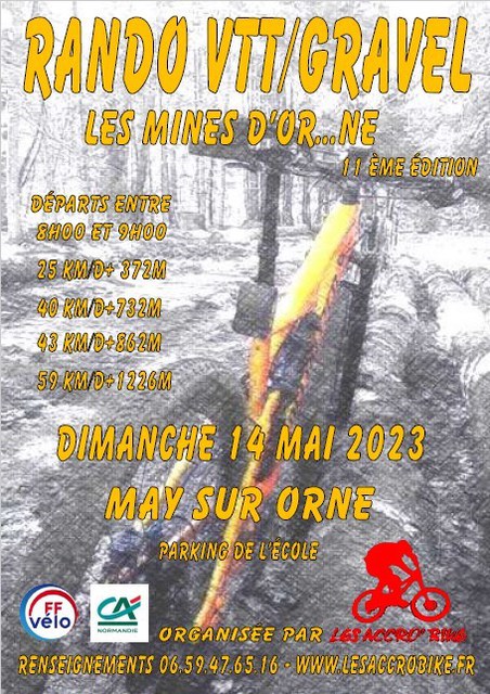 Affiche de Les Mines d'Or...ne (11ème  édition) à May-sur-Orne