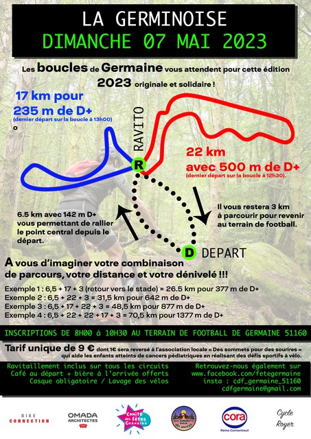 Affiche de La 9ème Germinoise à Germaine