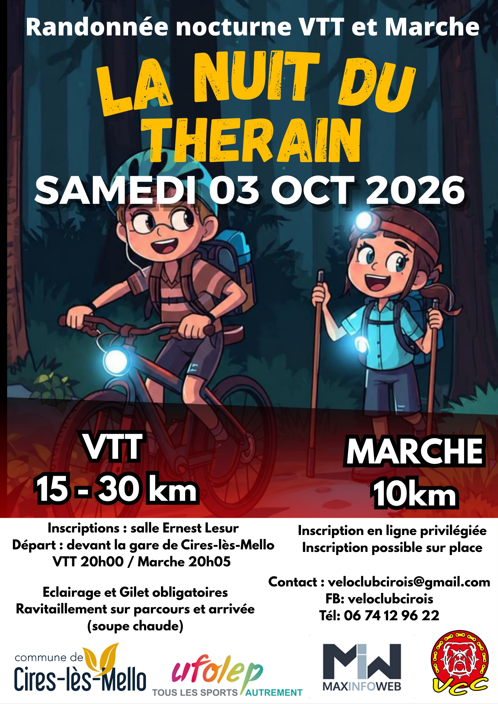 Affiche de La 11ème Nuit du Therain à Cires-lès-Mello