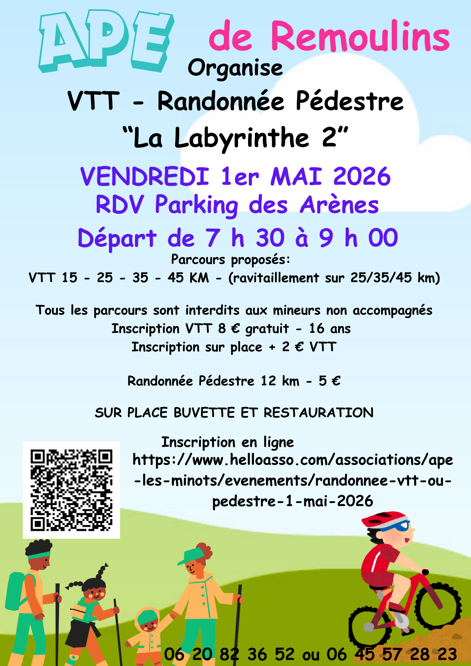 Affiche de Labyrinthe 2 - Une randonnée VTT et pédestre (2ème édition) à Remoulins