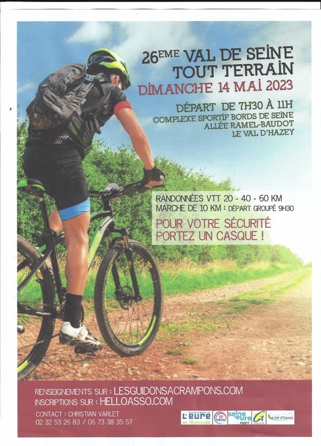 Affiche de 25ème Val de Seine Tout Terrain (26ème  édition) à Aubevoye