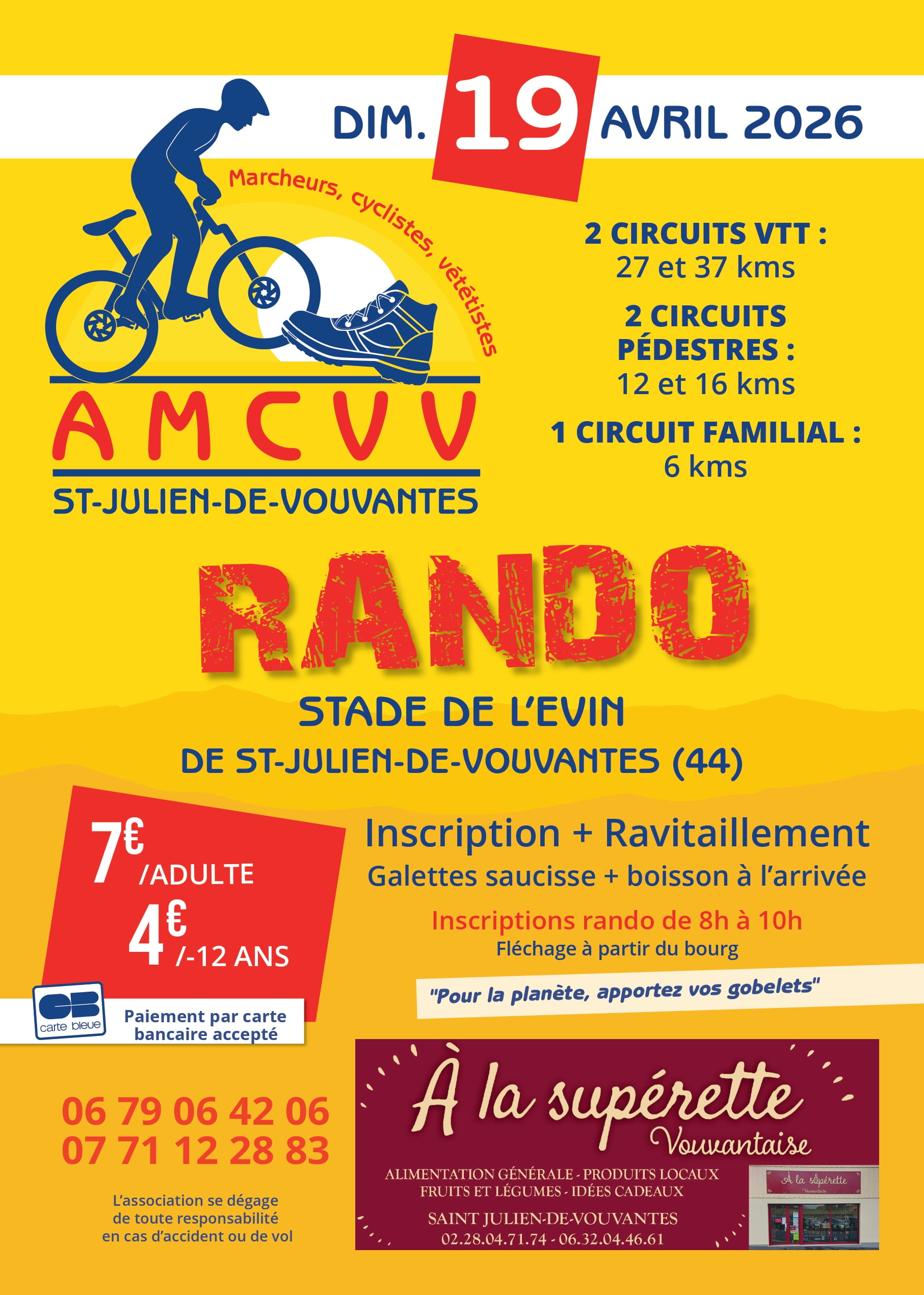 Affiche de Rando de Saint-Julien-de-Vouvantes à Saint-Julien-de-Vouvantes
