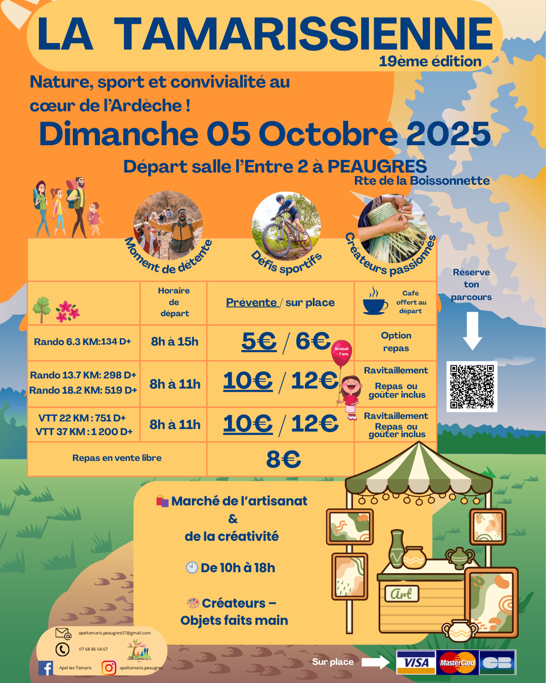 Affiche de La 19ème TAMARISSIENNE à Peaugres