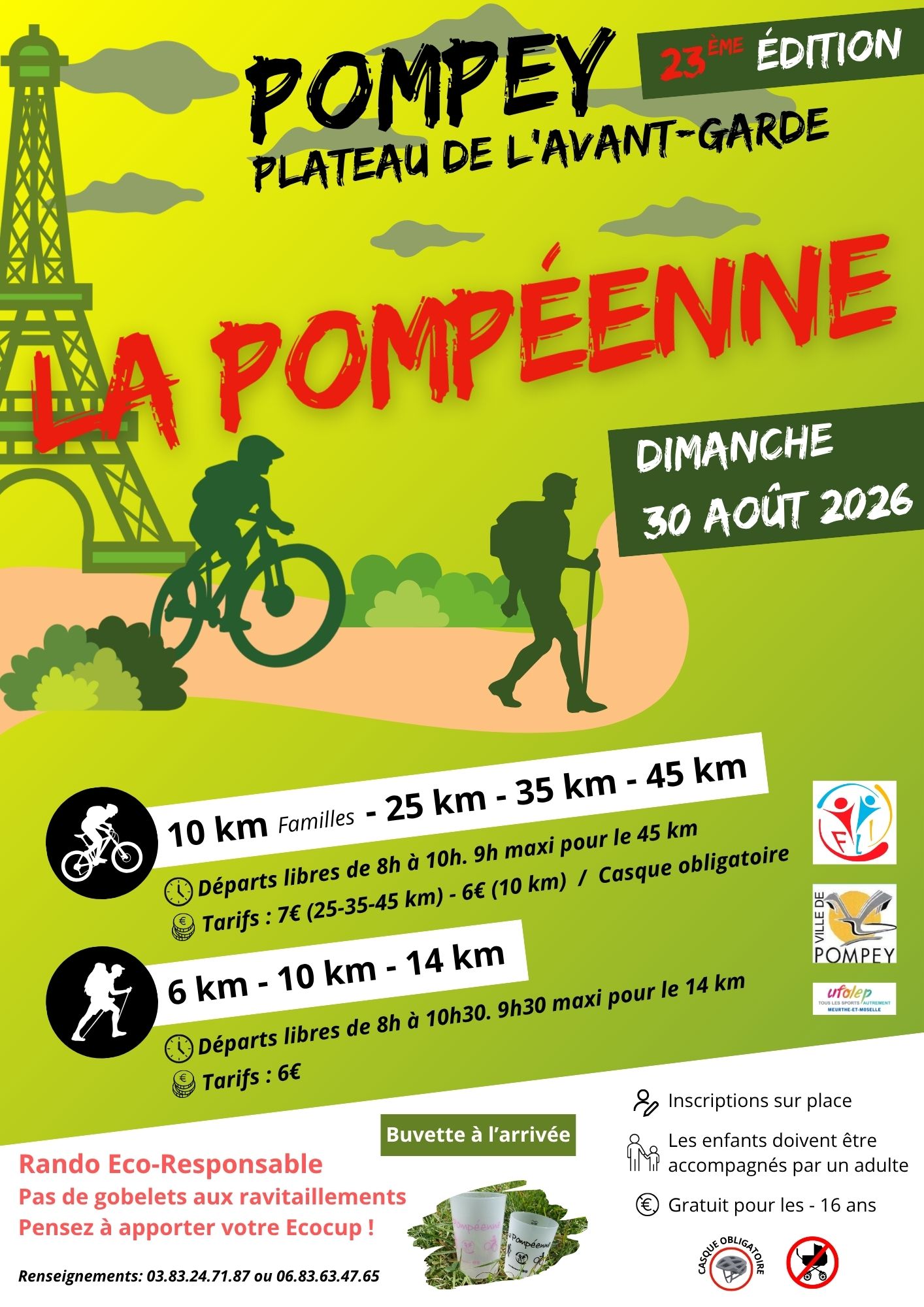 Affiche de La 23ème Pompéenne à Pompey