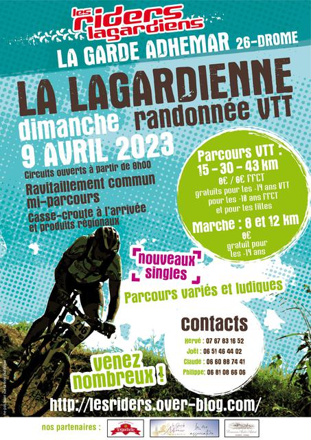 Affiche de La 20ème Lagardienne à La Garde-Adhémar