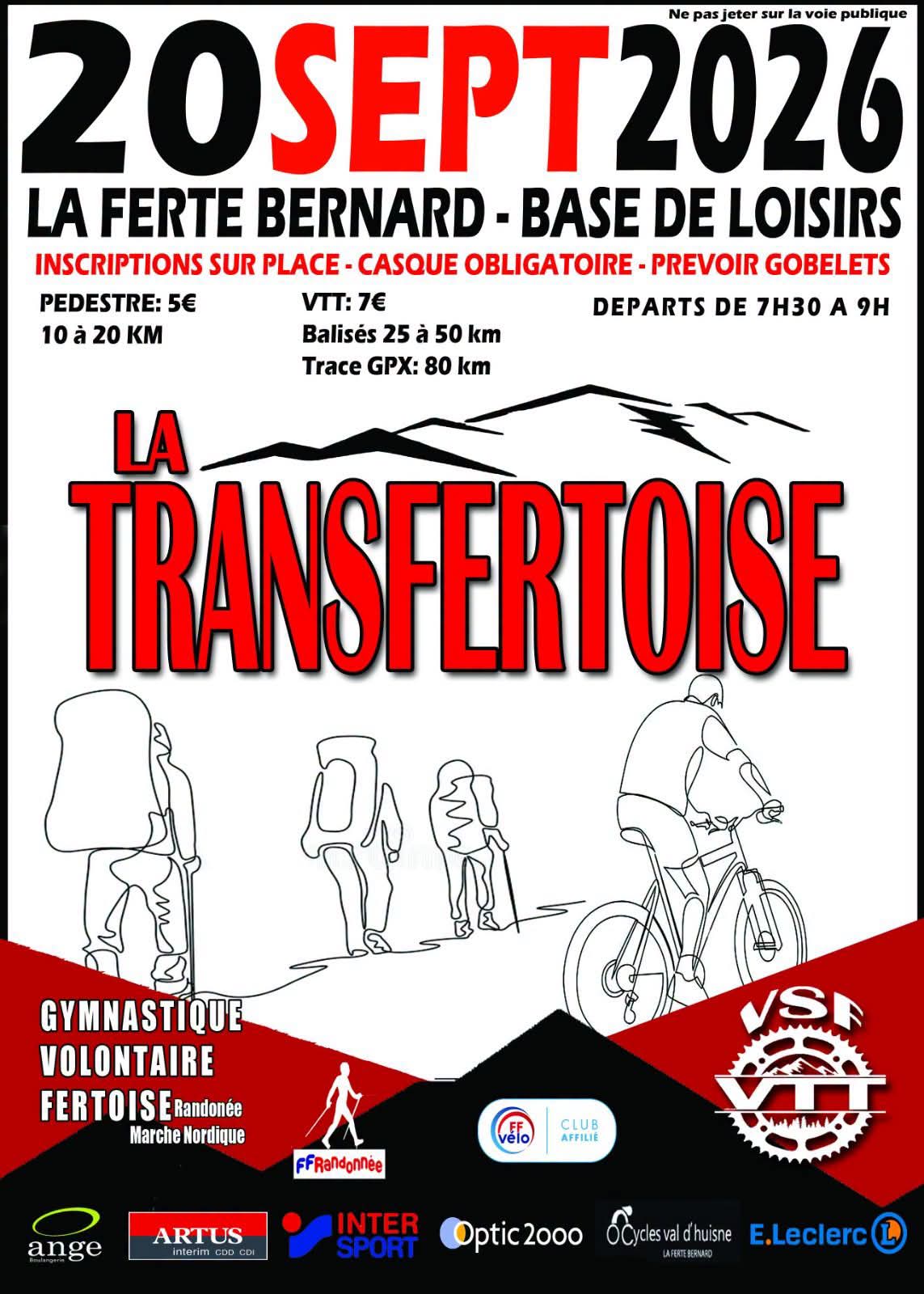 Affiche de La 26ème TransFertoise à La Ferté-Bernard
