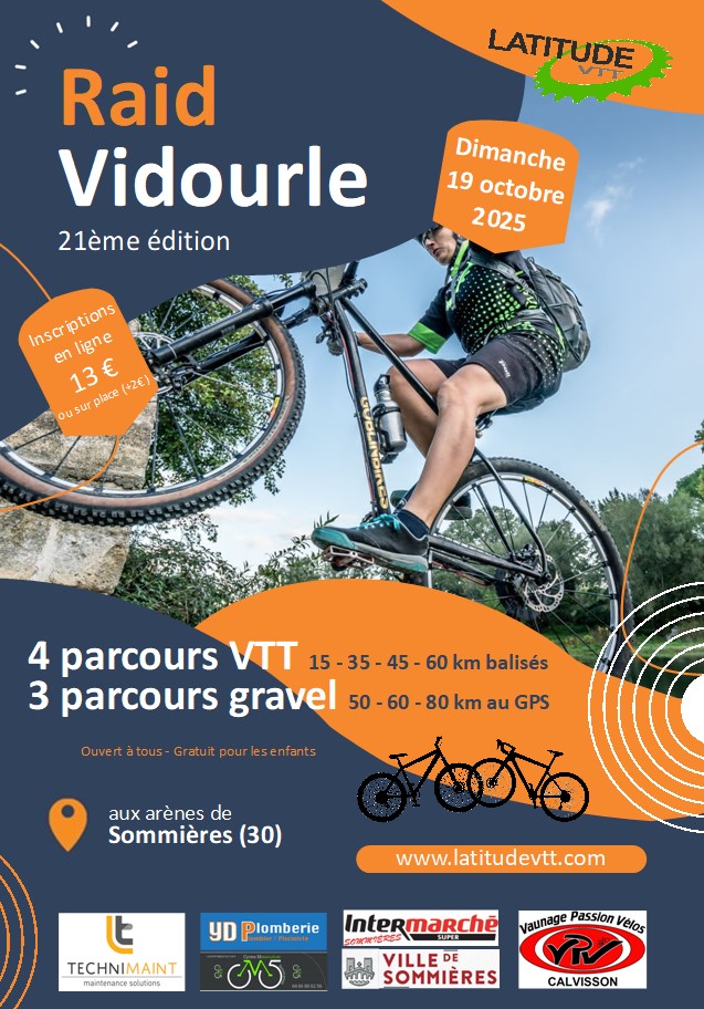 Affiche de Raid Vidourle (21ème édition) à Sommières