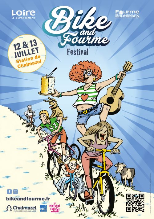 Affiche de Bike and Fourme Festival (6ème édition) à Chalmazel