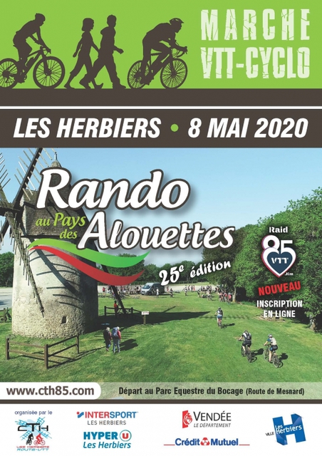 Affiche de Rando au pays des Alouettes (25ème  édition) aux Herbiers