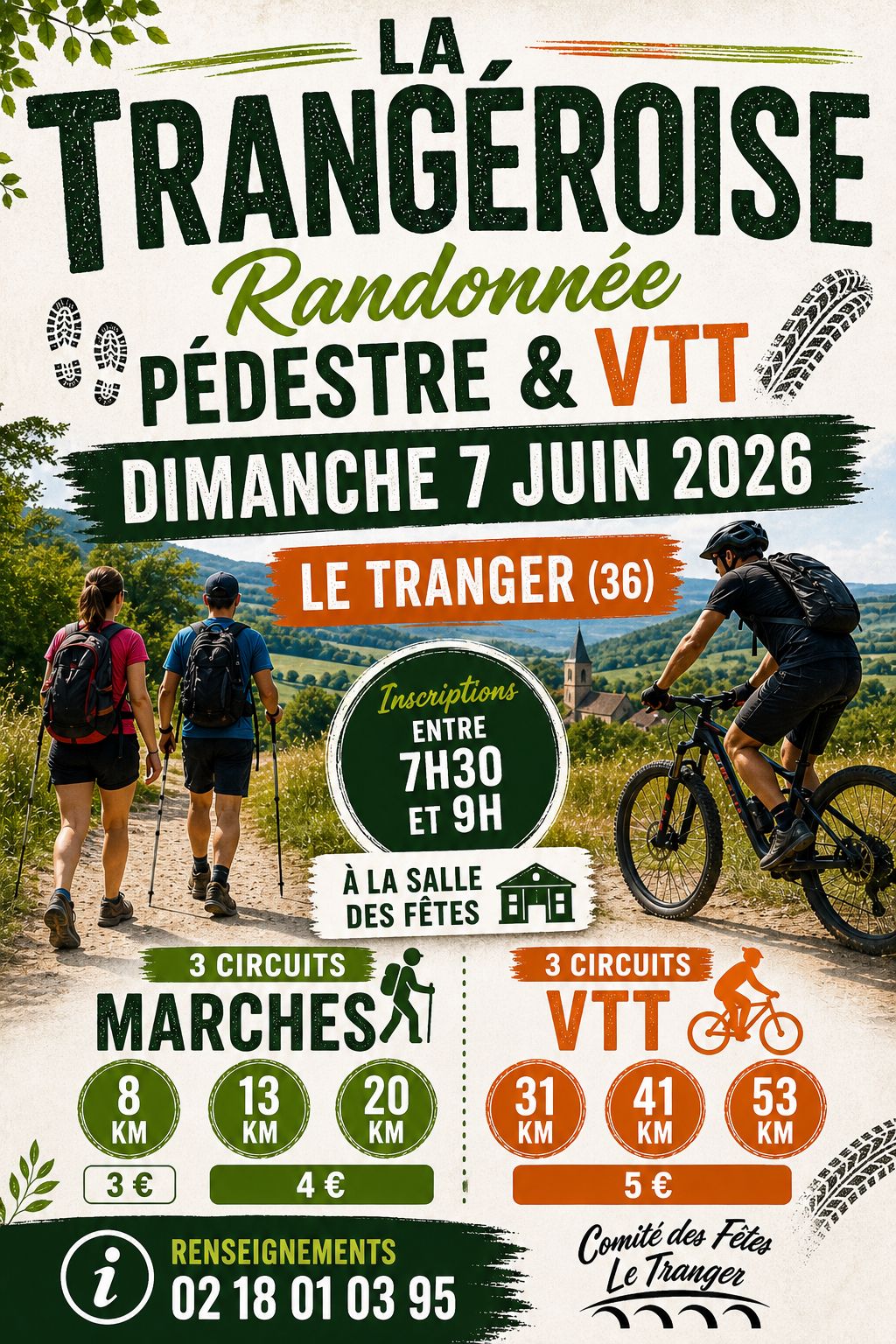 Affiche de La 34ème Trangéroise au Tranger