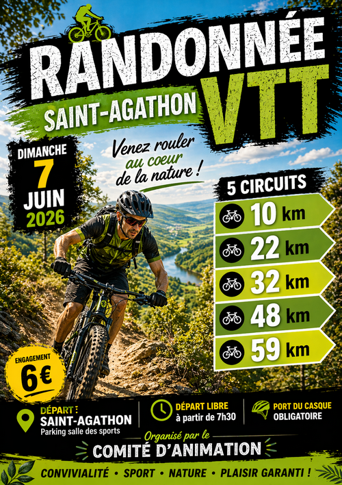 Affiche de La 18ème Rando Frout Nature à Saint-Agathon