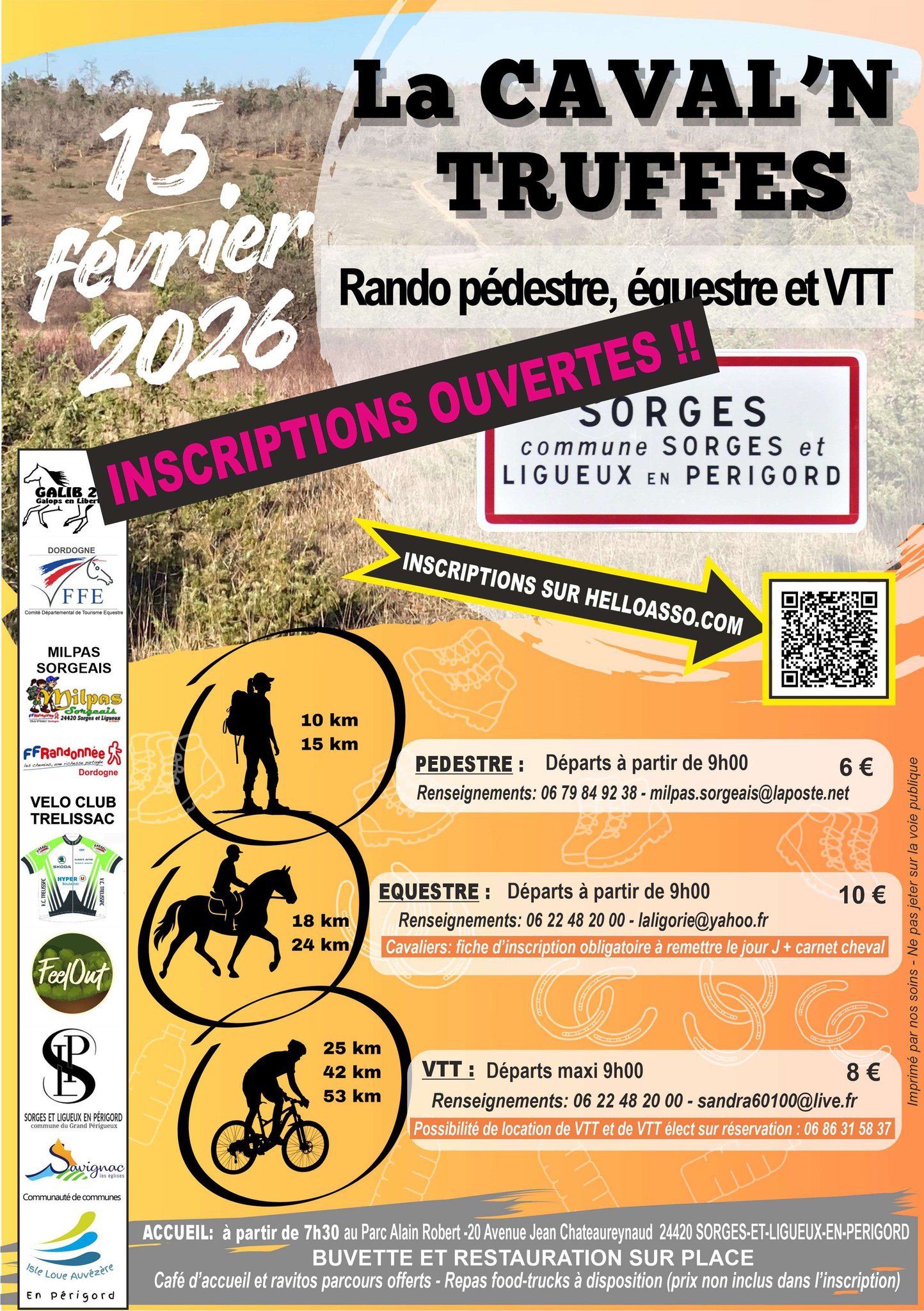 Affiche de La 3ème CAVAL'N TRUFFES à Sorges
