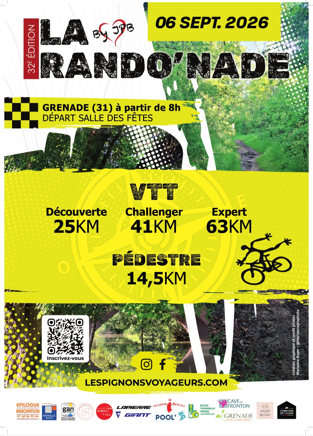 Affiche de Une randonnée VTT (32ème édition) à Grenade