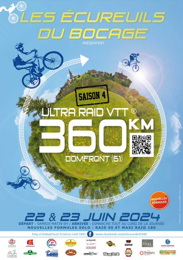 Affiche de Ultra Raid VTT 360 (4ème édition) à Domfront