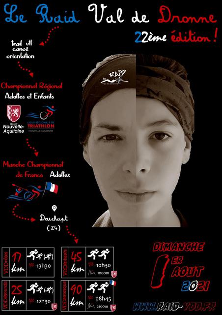 Affiche de Le Raid Val de Dronne (22ème  édition) à Douchapt