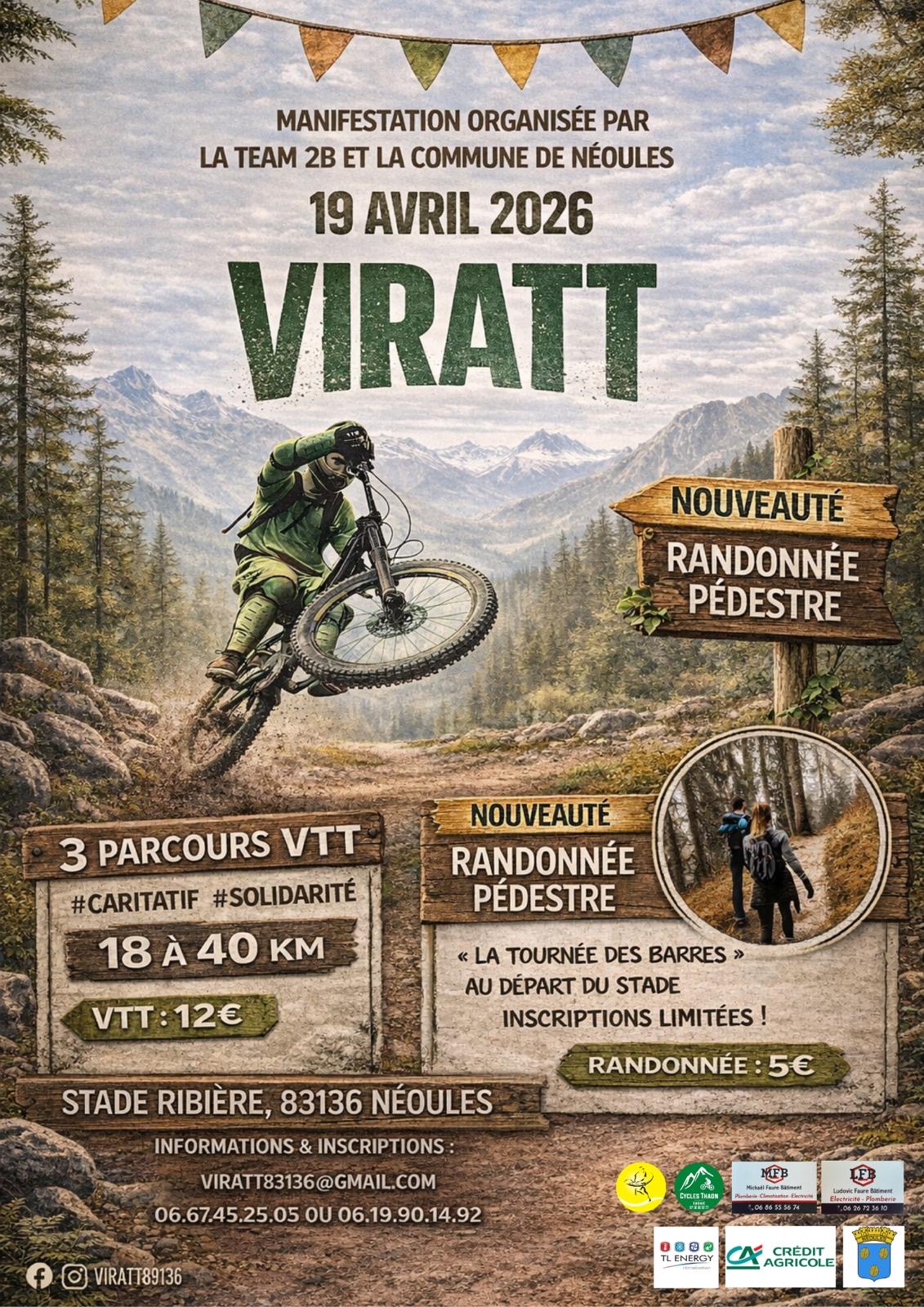 Affiche de La 6ème ViraTT à Néoules