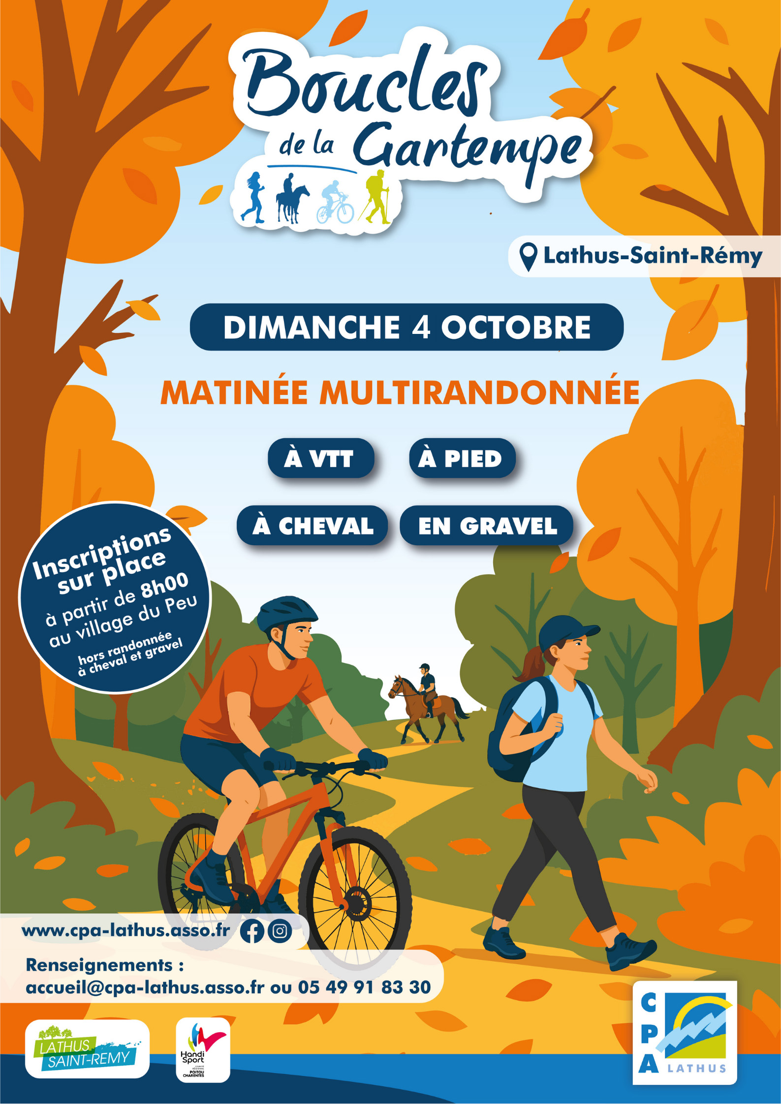 Affiche de Les Boucles de la Gartempe à Lathus-Saint-Rémy