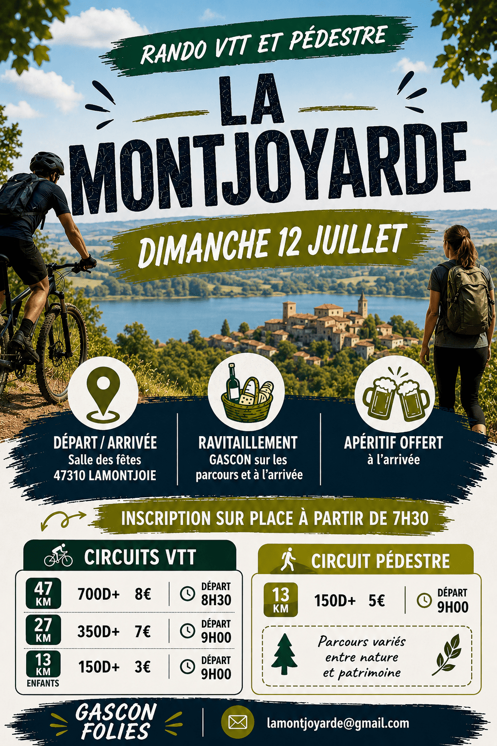 Affiche de La 1ère Montjoyarde à Lamontjoie