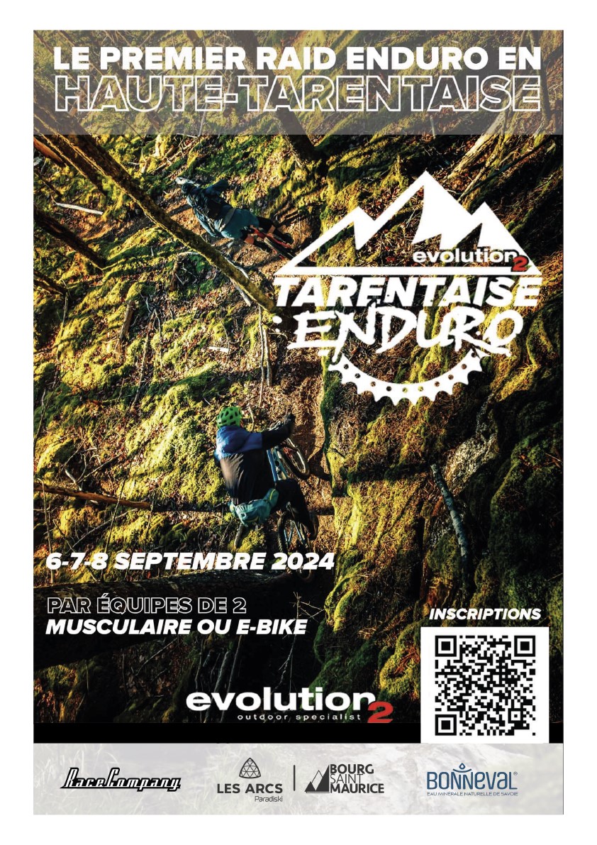 Affiche de Enduro Tarentaise by Evolution 2 (1ère édition) à Bourg-Saint-Maurice