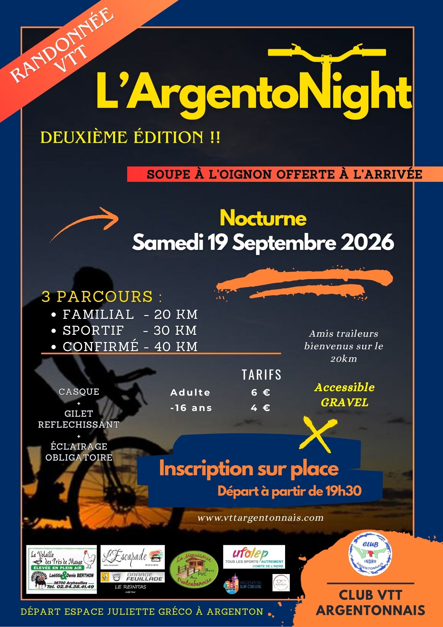 Affiche de L'ArgentoNight (2ème édition) à Argenton-sur-Creuse