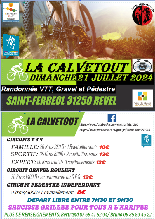 Affiche de La 20ème Calvetout à Revel