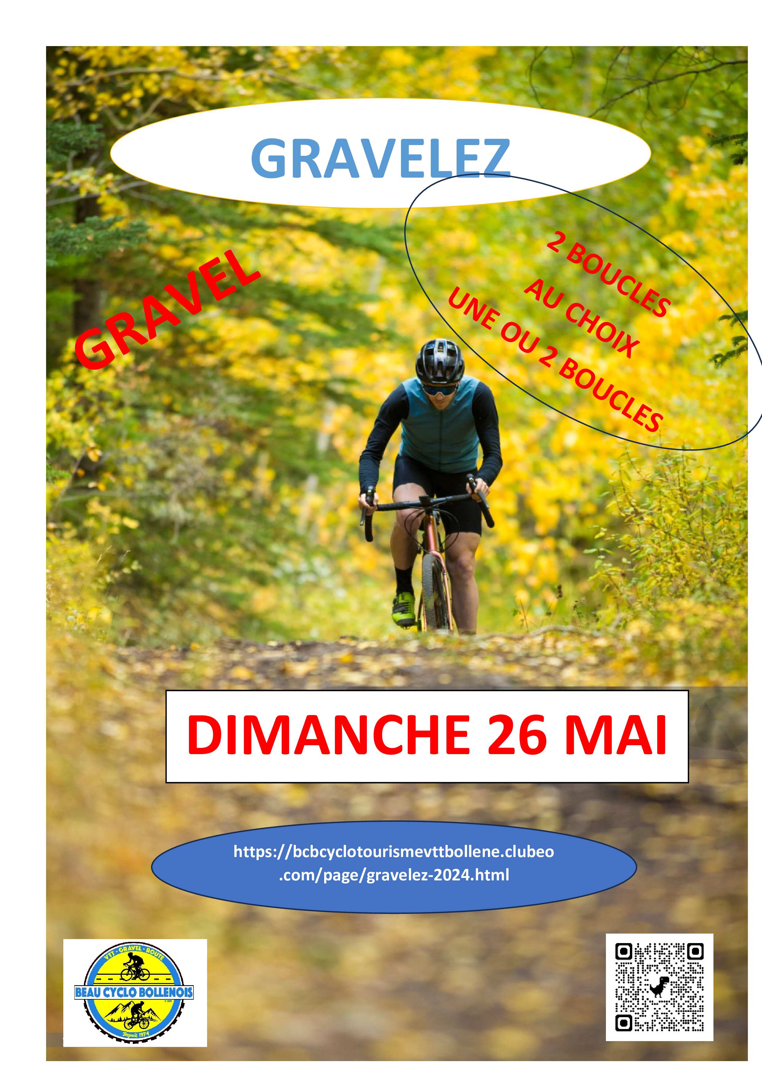 Affiche de La 3ème GRAVELEZ à Bollène