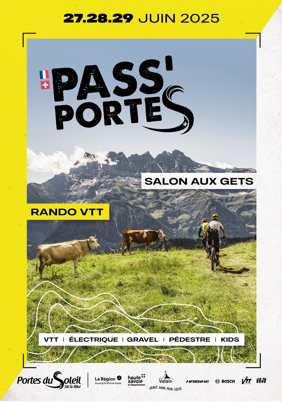 Affiche de Pass'Portes (21ème édition) aux Gets